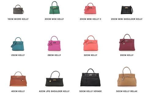 hermes kelly sillier sizes chart|hermes kelly 18k style.